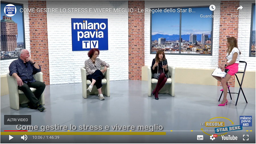 Come gestire lo stress e vivere meglio- Rita Erica Fioravanzo - Milano Pavia TV
